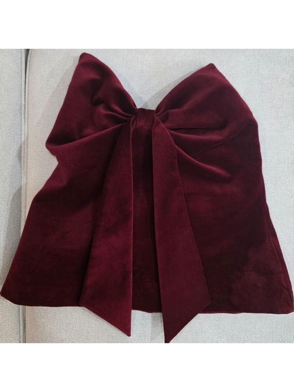 Zara VELVET BOW TOP - Picture 15 of 16